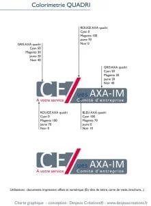 Déclinaison quadri logo charte graphique