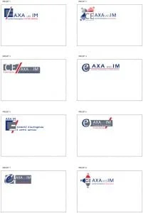 Conception graphique logos CE axa