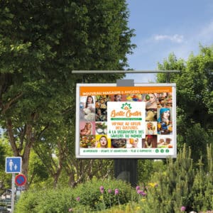 panneau publicitaire 4x3 exotic center